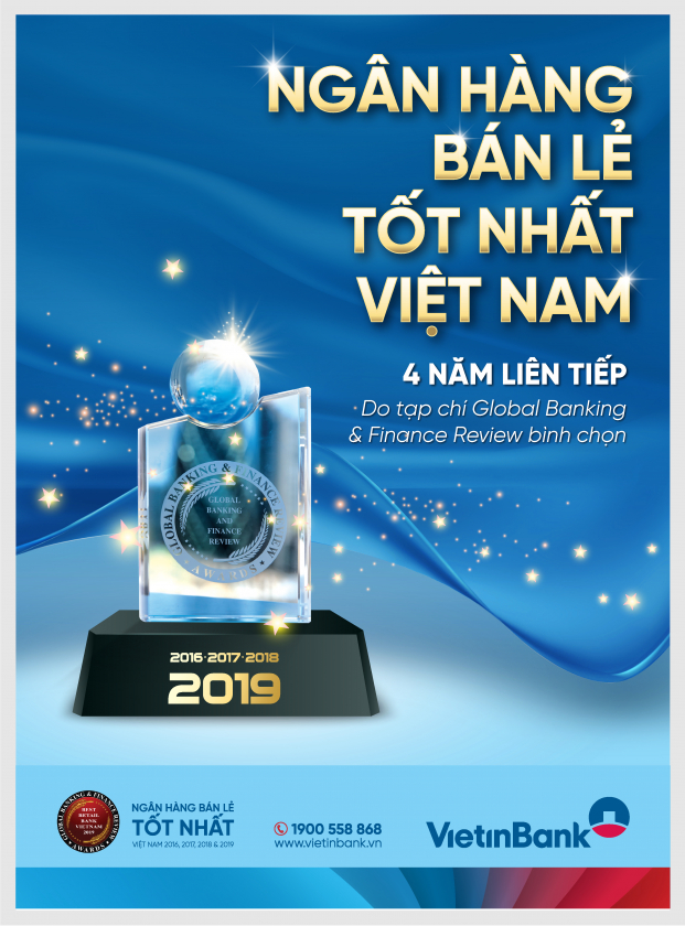 VietinBank tự hào 4 năm liên tiếp đạt giải 'Ngân hàng Bán lẻ tốt nhất Việt Nam' 0