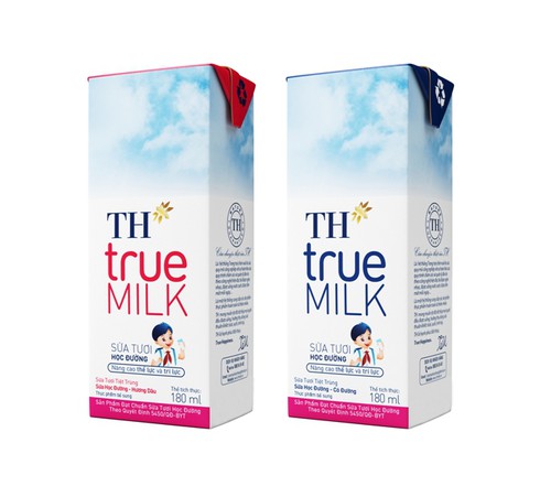   Sản phẩm sữa học đường TH school MILK được khách hàng quốc tế đánh giá cao  