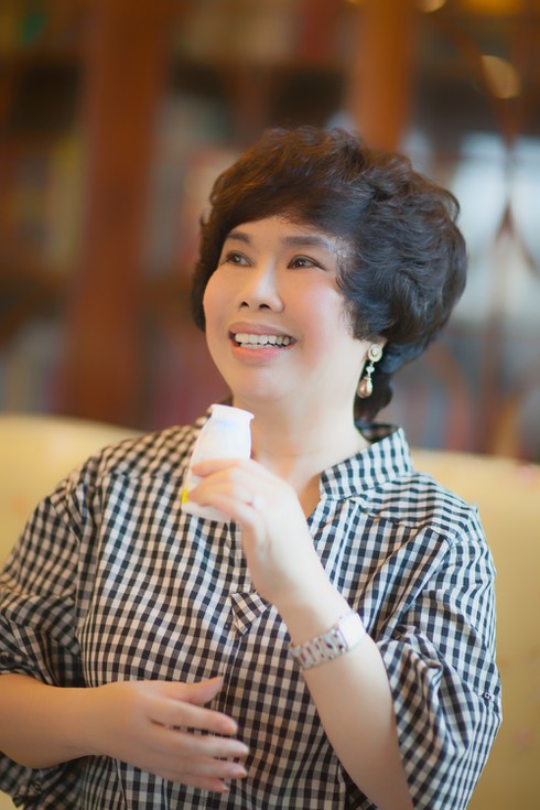   Bà Thái Hương- Nhà sáng lập tập đoàn TH kiên định với con đường sữa tươi sạch.  