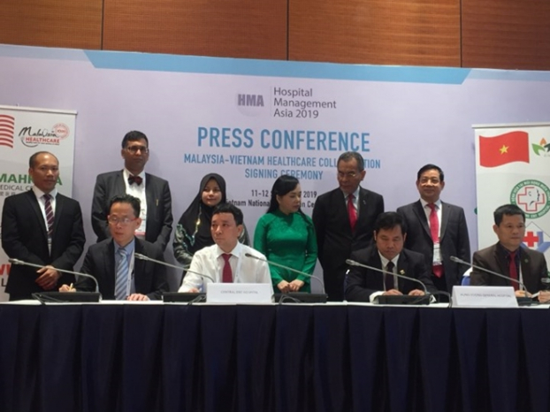   Lễ ký kết Biên bản ghi nhớ hợp tác nhằm thiết lập sự phối hợp điều trị chăm sóc sức khỏe giữa 3 bệnh viện của Việt Nam với 3 bệnh viện của Malaysia  