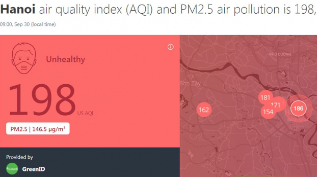   Cách xem chỉ số chất lượng không khí AQI tại Hà Nội, TP.HCM và các thành phố lớn  