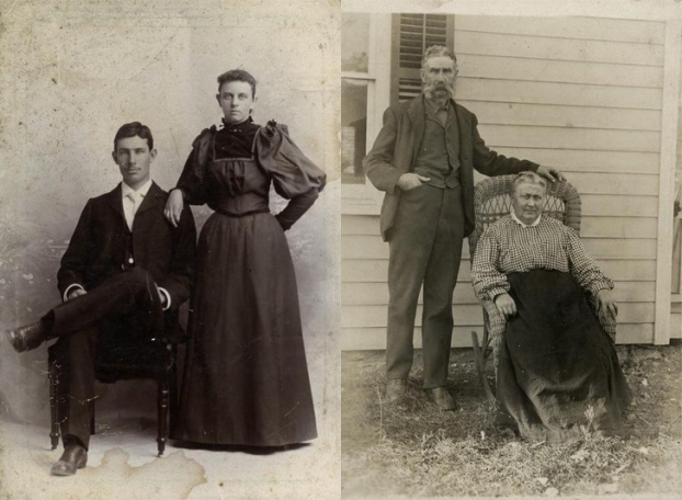   'Kị tôi trong ngày cưới (1867) và 50 năm sau (1917)'  