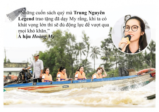 Những câu nói ấn tượng của người đẹp Việt khi tặng sách tại Đồng bằng Sông Cửu Long 2