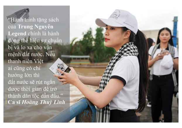   Những câu nói ấn tượng của người đẹp Việt khi tặng sách tại Đồng bằng Sông Cửu Long  