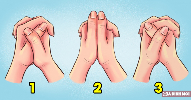   Trắc nghiệm tâm lý: Cách đan ngón tay nói lên kiểu người của bạn  