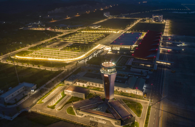   Cảng HKQT Vân Đồn được thiết kế với nhiều mảng xanh, khiến không gian sân bay như một “khu nghỉ dưỡng” 3  