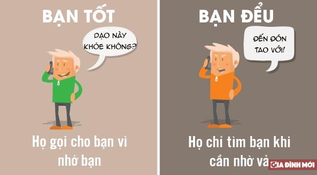 10 sự khác biệt giữa bạn tốt và bạn đểu 7