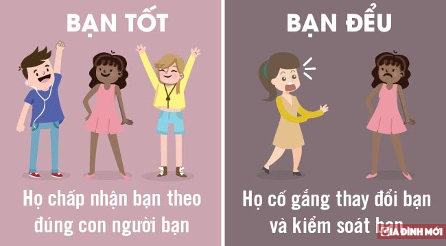 10 sự khác biệt giữa bạn tốt và bạn đểu 8