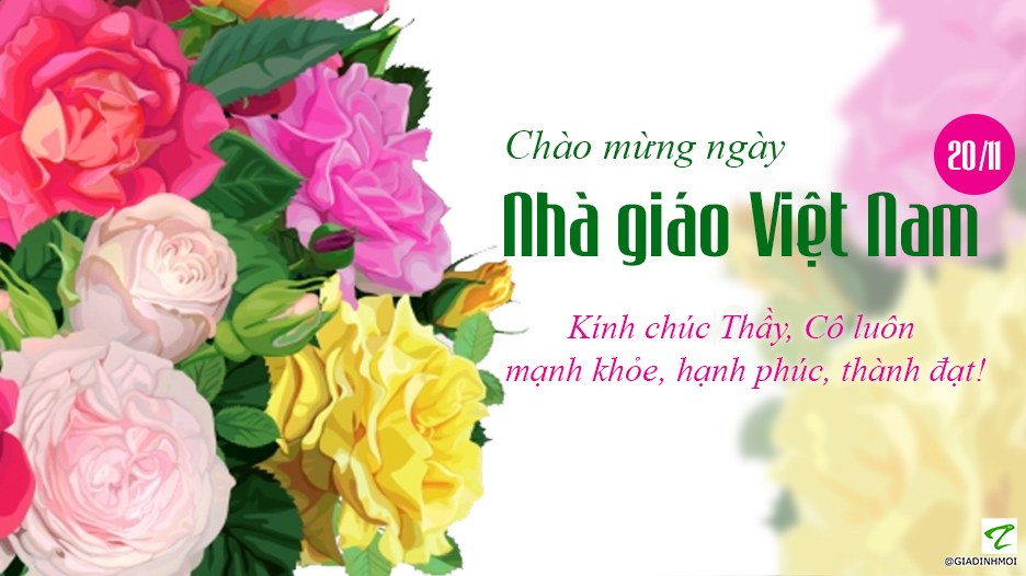 Tuyển tập thiệp chúc mừng ngày Nhà giáo Việt Nam 20/11 đẹp, ý nghĩa 9