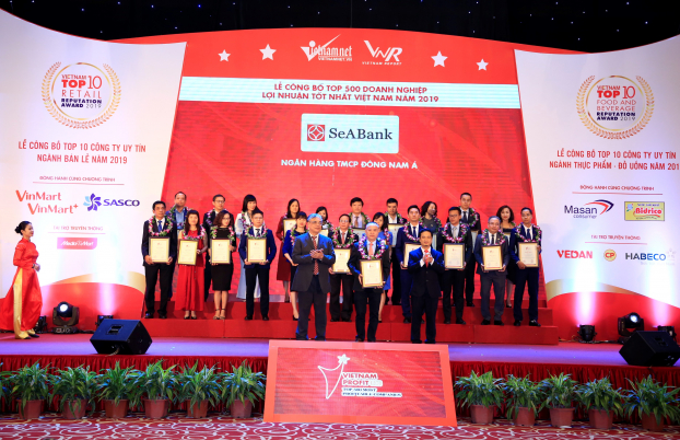 SeABank xếp hạng 70/500 Doanh nghiệp tư nhân có lợi nhuận tốt nhất Việt Nam 2019 0