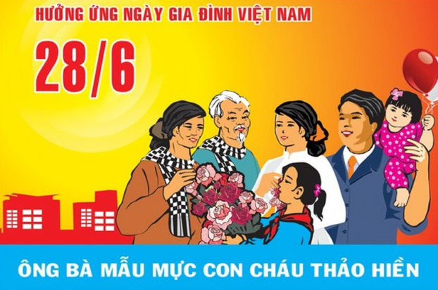   Ngày Gia đình Việt Nam 28/6 được Chính phủ đề xuất là ngày nghỉ lễ trong năm.  