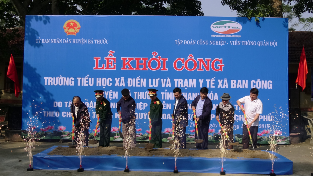 Viettel khởi công các công trình hỗ trợ huyện nghèo Bá Thước, Thanh Hóa 1
