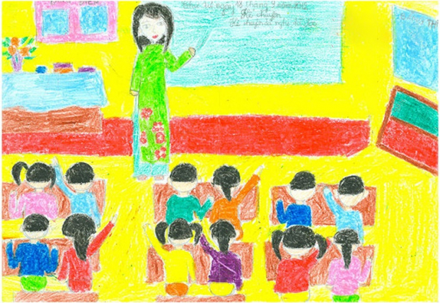 Những bức tranh vẽ về thầy cô giáo đẹp và ý nghĩa nhân ngày 20/11 21