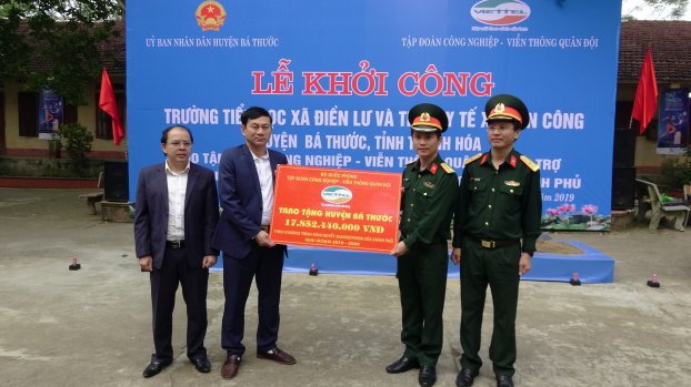 Viettel khởi công các công trình hỗ trợ huyện nghèo Bá Thước, Thanh Hóa 0
