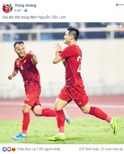 Hạ gục UAE, các cầu thủ Việt Nam đăng gì trên mạng xã hội? 2