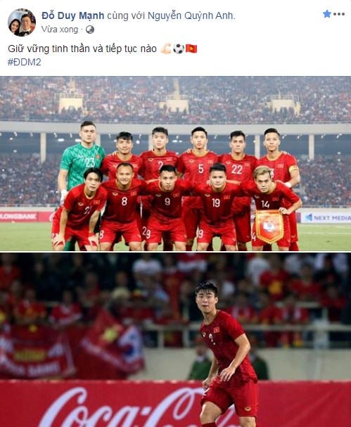Hạ gục UAE, các cầu thủ Việt Nam đăng gì trên mạng xã hội? 8