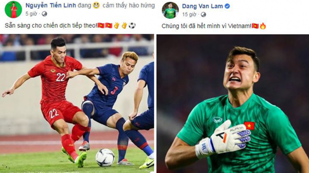   Các cầu thủ Việt Nam đăng gì trên MXH sau trận hòa đáng tiếc với Thái Lan?  