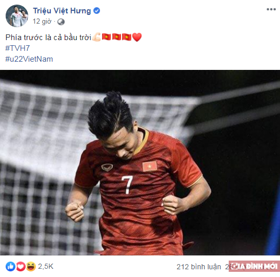 Cầu thủ U22 Việt Nam ăn mừng sau chiến thắng hủy diệt U22 Lào tại SEA Games 30 4