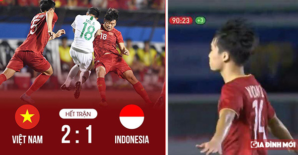   U22 Việt Nam lộn ngược dòng thành công, chiến thắng ngọt ngào 2-1 trước U22 Indonesia  