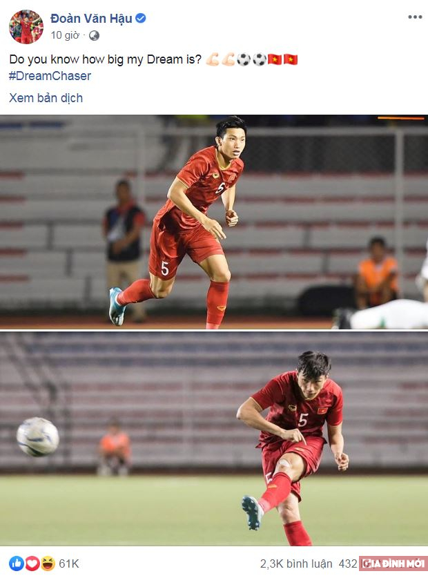 Lội ngược dòng ngoạn mục trước U22 Indonesia, cầu thủ U22 Việt Nam đăng gì trên MXH? 5