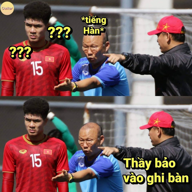   Thầy Park gọi, Chinh trả lời! (Ảnh: Fandom Owker)  