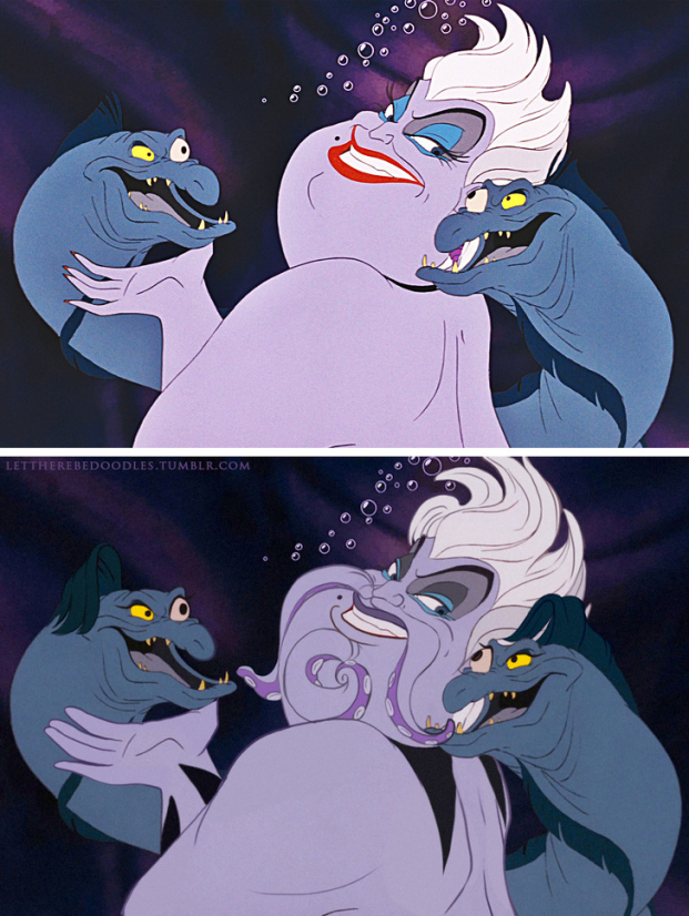   Mụ phù thủy Ursula trong Nàng tiên cá  