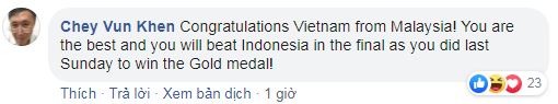 Khán giả ĐNÁ nói gì khi U22 Việt Nam 'đè bẹp' Campuchia, hẹn tái đấu U22 Indonesia? 12