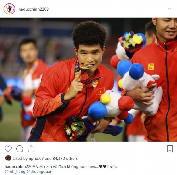 Lần đầu giành Huy chương Vàng SEA Games, cầu thủ U22 Việt Nam đăng gì trên MXH? 5