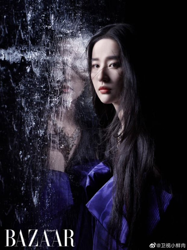 'Mộc Lan' Lưu Diệc Phi đẹp 'siêu thực' trong bộ ảnh mới trên tạp chí Bazaar 7