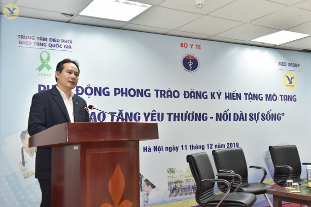   Thạc sĩ Nguyễn Hoàng Phúc, Phó Giám đốc Trung tâm Điều phối ghép tạng quốc gia.  