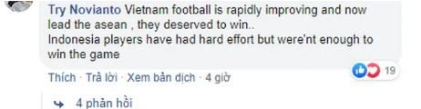 CĐV Indonesia nói gì sau thất bại 0-3 của đội nhà trước U22 Việt Nam tại trận chung kết 4