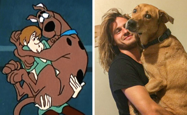   Shaggy và Scooby trong Scooby Doo!  