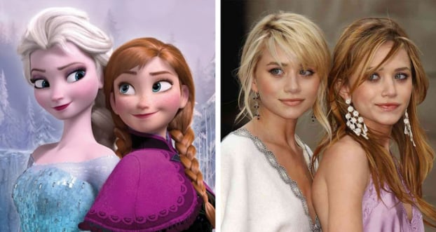   Elsa và Anna trong Nữ Hoàng Băng Giá  