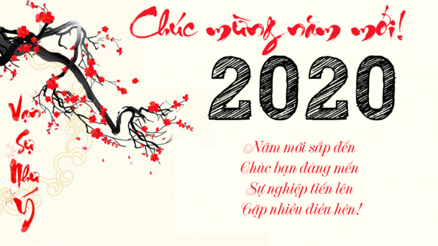   Tuyển tập thiệp chúc mừng năm mới 2020 và lời chúc Tết Dương lịch hay, ý nghĩa  