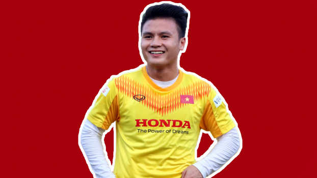   Quang Hải xếp hạng 17 trong cuộc đua danh hiệu Quả bóng Vàng châu Á 2019 (Ảnh: VFF)  
