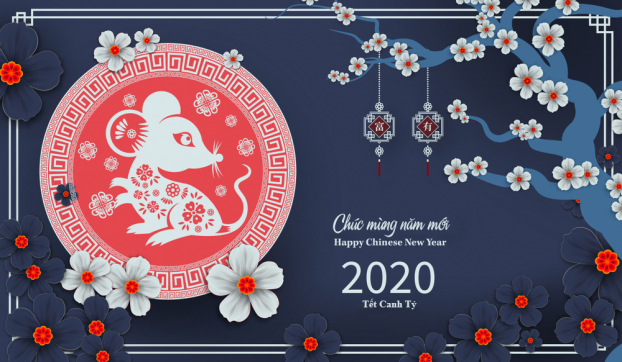 Tuyển tập thiệp chúc mừng năm mới Tết Nguyên đán Canh Tý 2020 đẹp, ý nghĩa 6