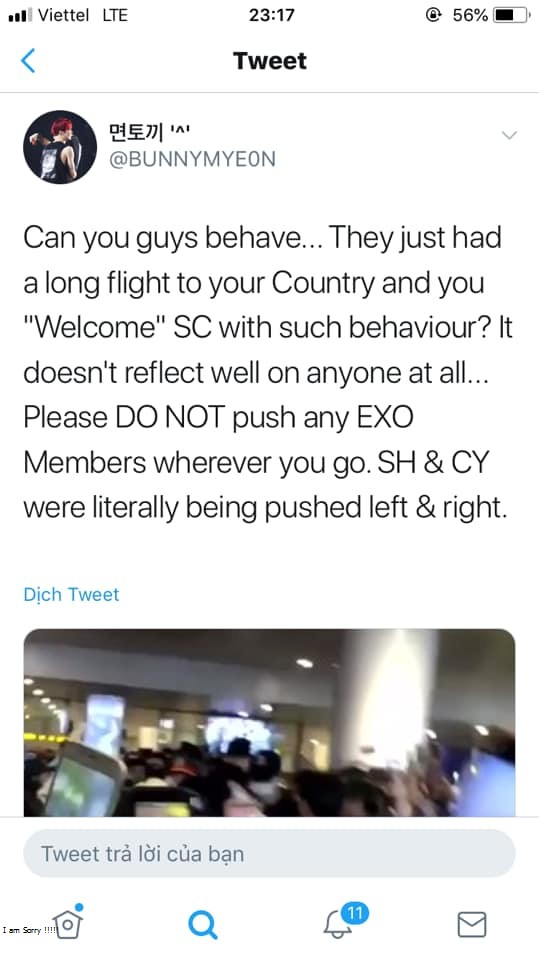EXO-SC 'nghẹt thở' tại sân bay, EXO-L quốc tế phẫn nộ ví fan Việt như zombie 9