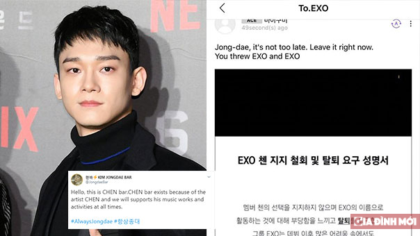   Chen (EXO) kết hôn, phản ứng của Knet khiến fan quốc tế phẫn nộ  