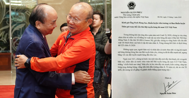   Trước trận cầu quyết định, Thủ tướng gửi thư truyền sức mạnh cho U23 Việt Nam (Ảnh: Chinhphu.vn)  