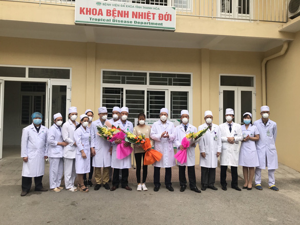   Bệnh nhân nhiễm virus Corona đã được chữa khỏi tại bệnh viện tỉnh Thanh Hóa và xuất viện hôm nay.  
