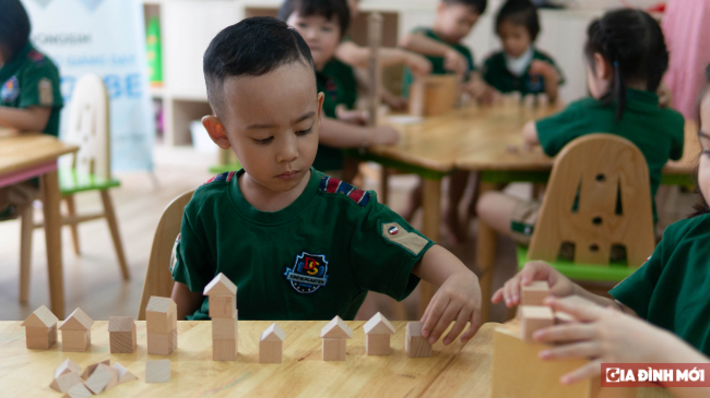   Các môn học sáng tạo được áp dụng trên hầu hết các trường mầm non tại Hàn Quốc.  