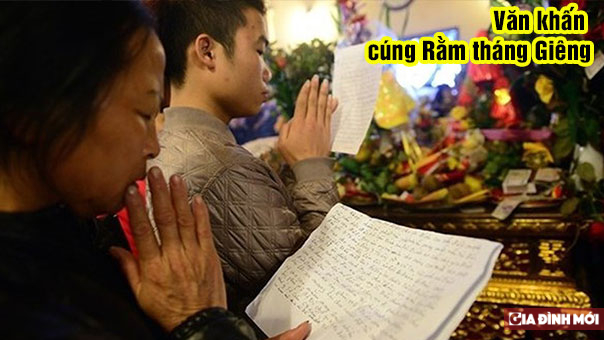   Văn khấn cúng Rằm tháng Giêng 2020 đầy đủ, đúng phong tục nhất  