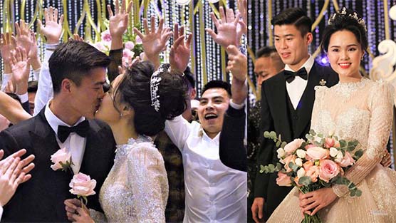   Nhìn lại những khoảnh khắc tình bể bình trong lễ cưới của Duy Mạnh - Quỳnh Anh  