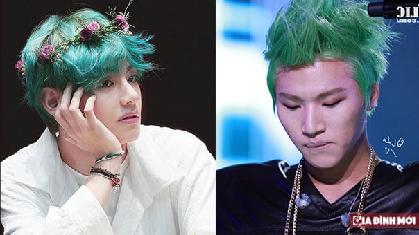   10+ idol Kpop nhuộm tóc xanh lá: Người khí chất ngút ngàn, kẻ xấu lạ khiến fan cười ngất  