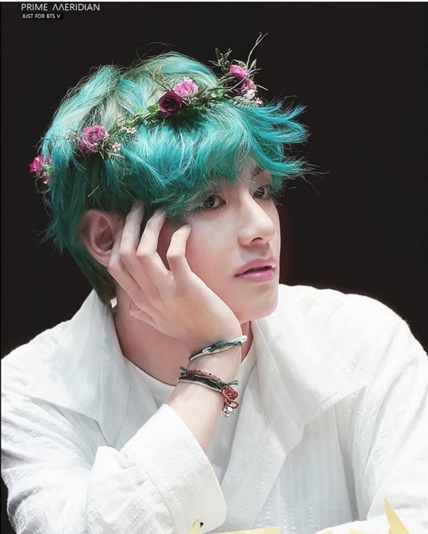10+ idol Kpop nhuộm tóc xanh lá: Người khí chất ngút ngàn, kẻ xấu lạ khiến fan cười ngất 21