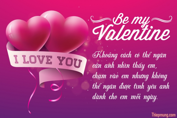 Mỗi năm, ngày Valentine lại trở thành dịp để chúc mừng những người yêu của chúng ta và chứa đựng những lời yêu thương đong đầy. Hãy gửi đến người mình yêu một thiệp đầy ý nghĩa và độc đáo để thể hiện tình cảm đến anh ấy.