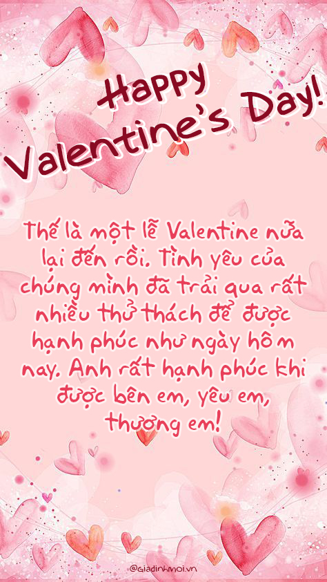 Thiệp chúc mừng Valentine đẹp, độc dành tặng người yêu, vợ chồng lãng mạn, hài hước 1