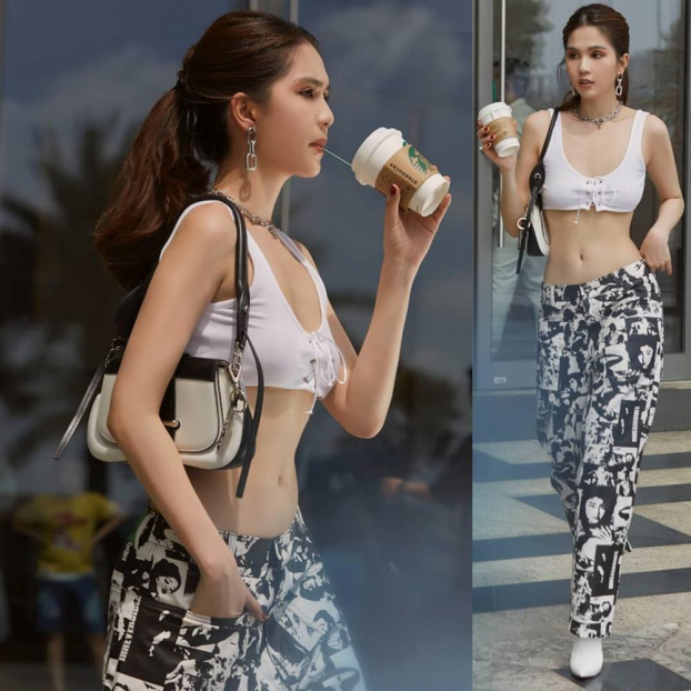 Sao Vbiz diện croptop khoe eo thon: Chi Pu được khen hết lời, Ngọc Trinh bị chê phản cảm 10