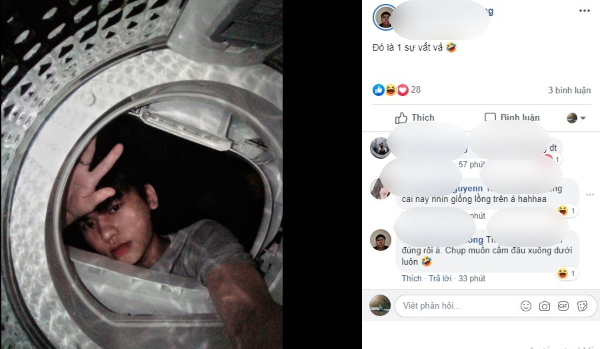 Trào lưu chụp ảnh trong máy giặt cực bá đạo của giới trẻ 1