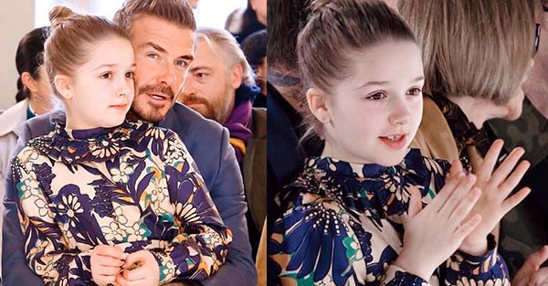   Con gái David Beckham - nàng thơ 8 tuổi gây sốt trong show thời trang của mẹ  